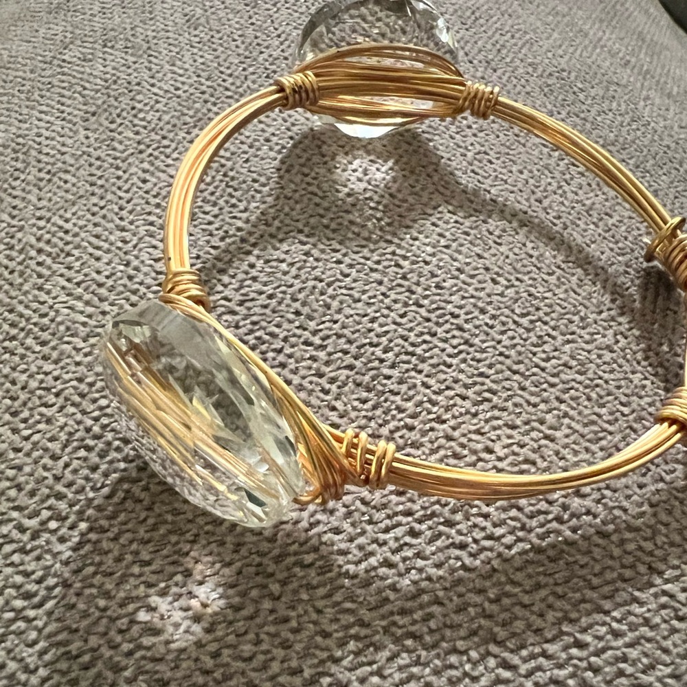 Vintage wire‎ bangle bracelet